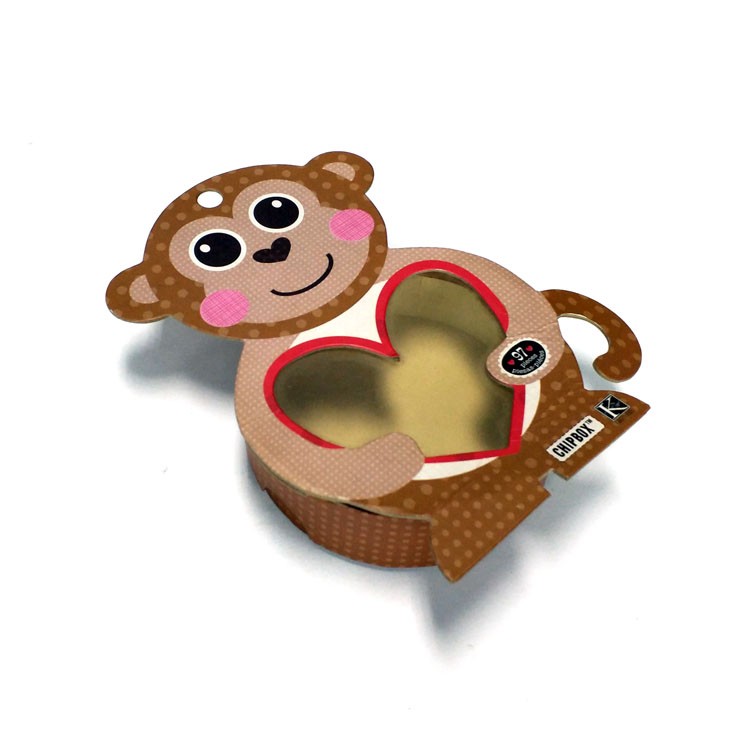 猴子卡通巧克力盒