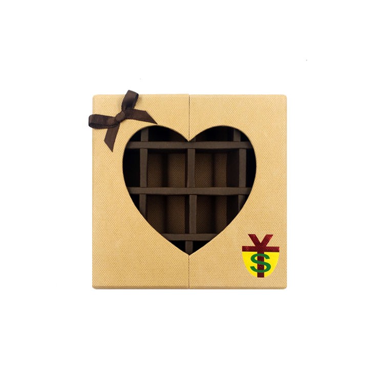 开门式爱心巧克力盒